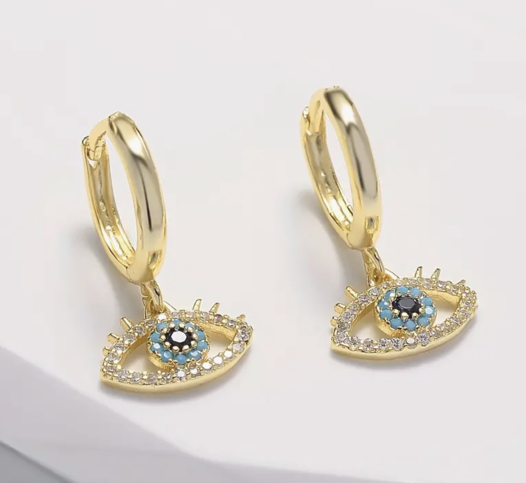 Dainty "Devil's Gaze" Earrings