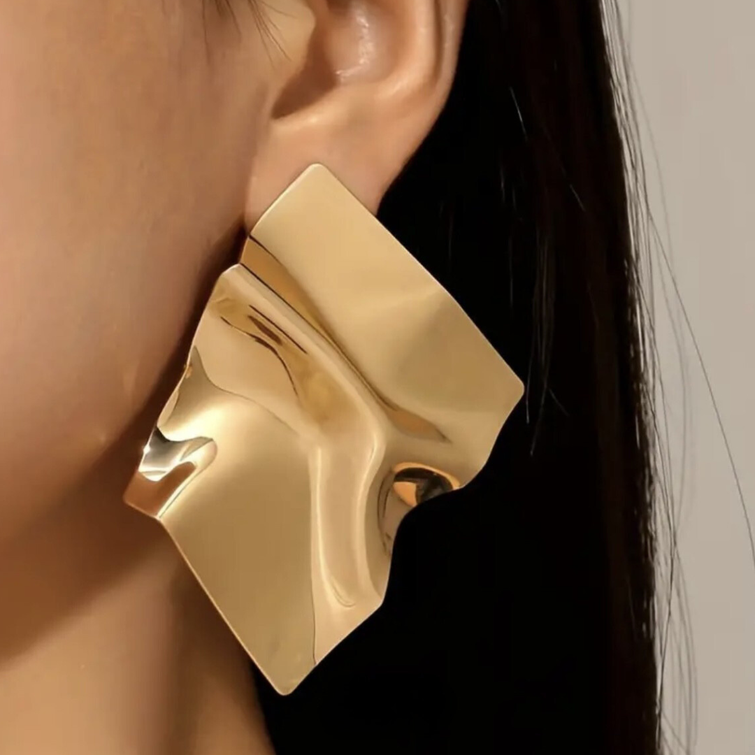 "GeoGlam Stud" Earrings